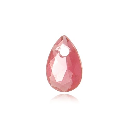 PACOTE COM 10 GOTAS FUCSIA 4X6MM COM FURO PARA MONTAGEM