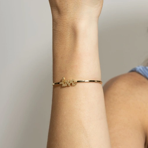 BRACELETE ESCRITO LOVE