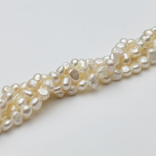 FIO DE PÉROLA ÁGUA DOCE AMASSADA 5MM