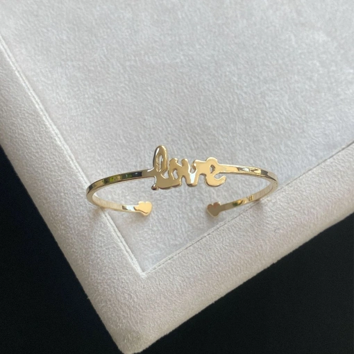 BRACELETE ESCRITO LOVE