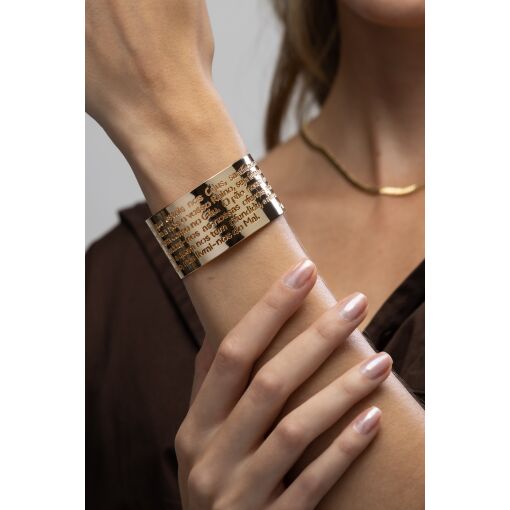 BRACELETE ORAÇÃO DO PAI NOSSO - RELIGIOSO