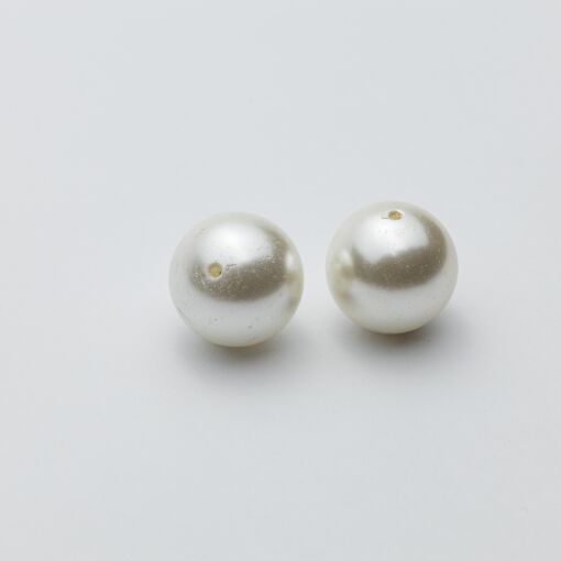 PACOTE COM 2 PÉROLAS 14MM PARA MONTAGEM