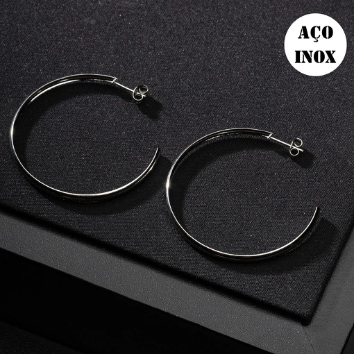 BRINCO AÇO INOX ARGOLA M