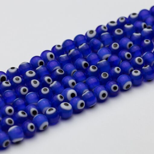 FIO DE OLHO GREGO AZUL 6MM PARA MONTAGEM