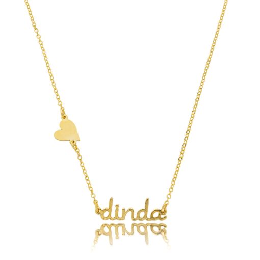 COLAR ESCRITO DINDA