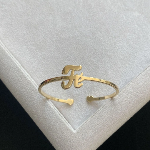BRACELETE ESCRITO FÉ