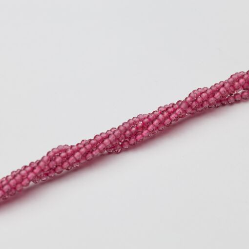 FIO DE CRISTAL ROSA PETÚNIA 2MM PARA MONTAGEM