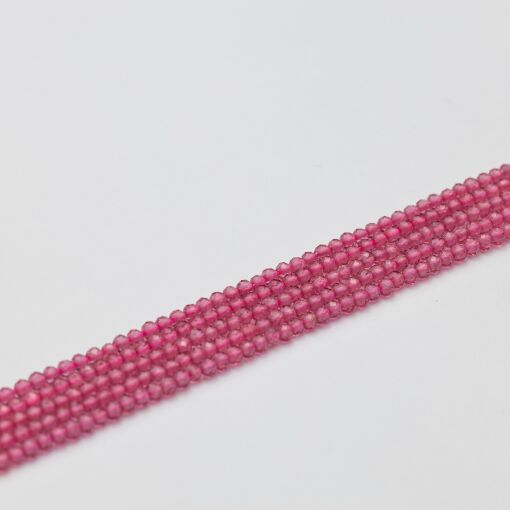 FIO DE CRISTAL ROSA PETÚNIA 2MM PARA MONTAGEM