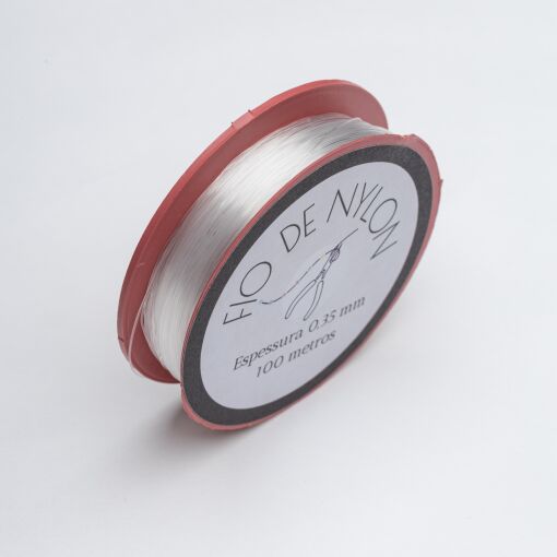 FIO DE NYLON 0,35MM - 100 METROS PARA MONTAGEM