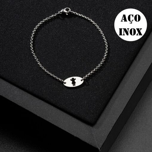 PULSEIRA AÇO INOX FILHA
