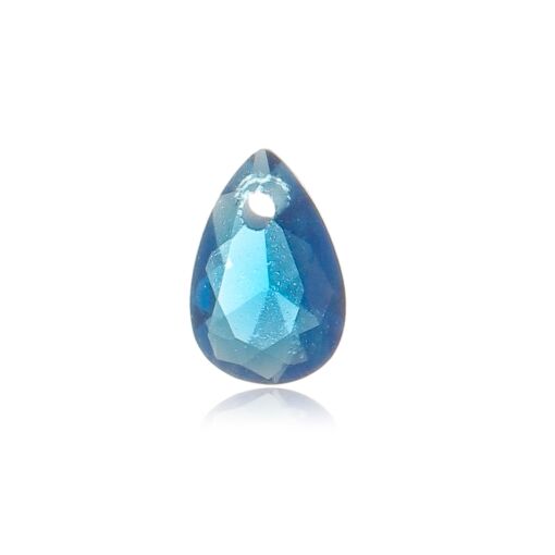 PACOTE COM 10 GOTAS AZUL 4X6MM COM FURO PARA MONTAGEM