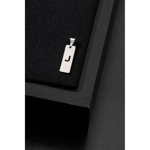 PINGENTE AÇO INOX PERSONALIZADO PLAQUINHA INICIAL