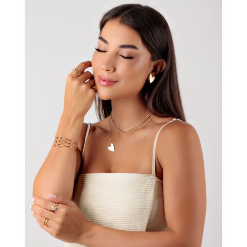 Conjunto Coração Liso