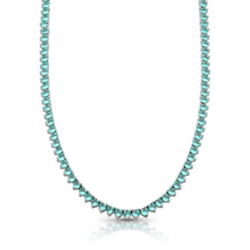 Colar Riviera 3mm Três Garras