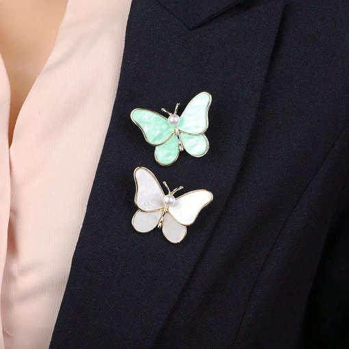 Broche Borboleta Esmaltada