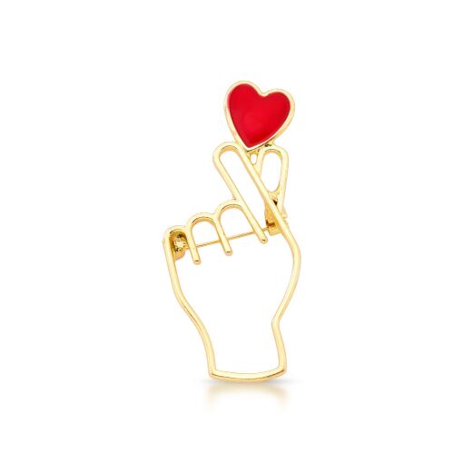 Broche Finger Heart