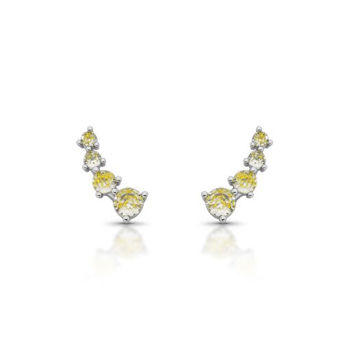 Brinco Ear Cuff Riviera Quatro Pedras