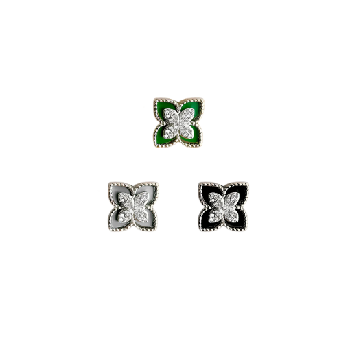 Passante Click Amuleto Madrepérola Cravejado com Zircônias