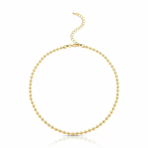 Colar Choker Esferas Lisas