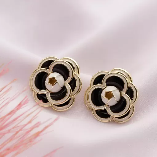 Brinco Camelia Inspiracao Esmaltado