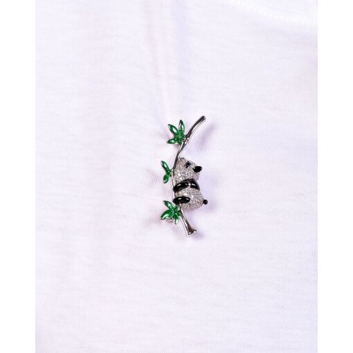 Broche Pandinha Bamboo