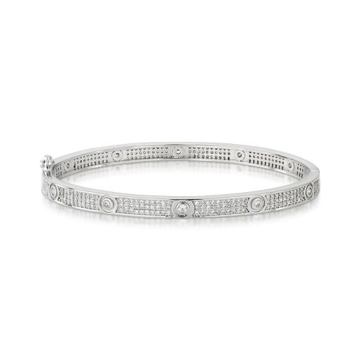 Bracelete Crtr Cravejado com Zircônias