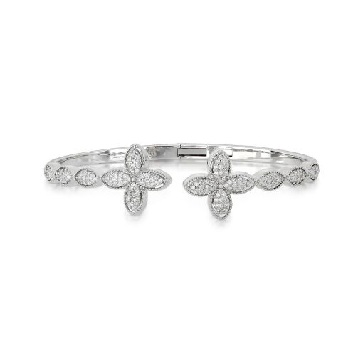 Bracelete LV Cravejado com Zircônias Cristal