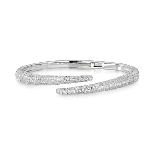 Bracelete Duo Shine Cravejado com Zircônias