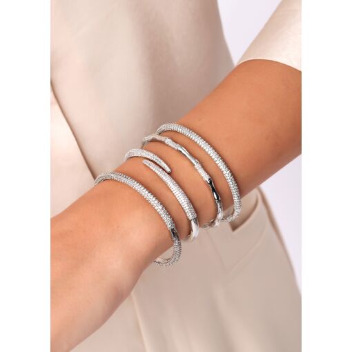 Bracelete Duo Shine Cravejado com Zircônias