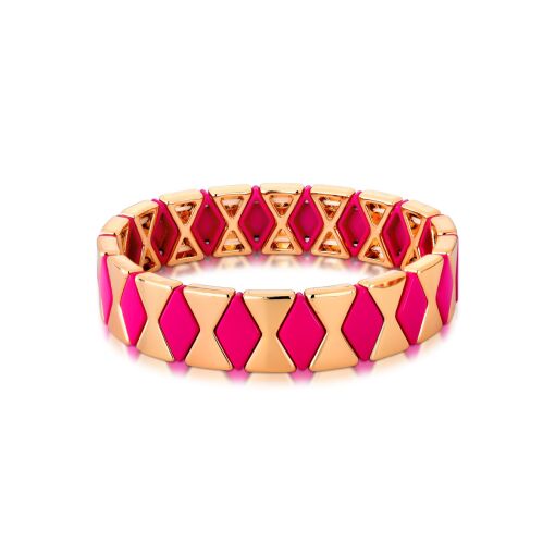 Pulseira Elástica em Resina Geo Colors - SEM GARANTIA