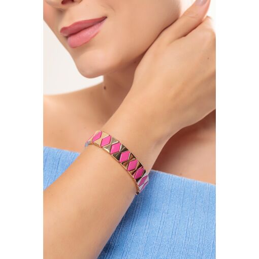 Pulseira Elástica em Resina Geo Colors - SEM GARANTIA