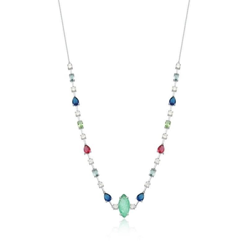 CHOKER NAVETE MIX GEOMÉTRICOS