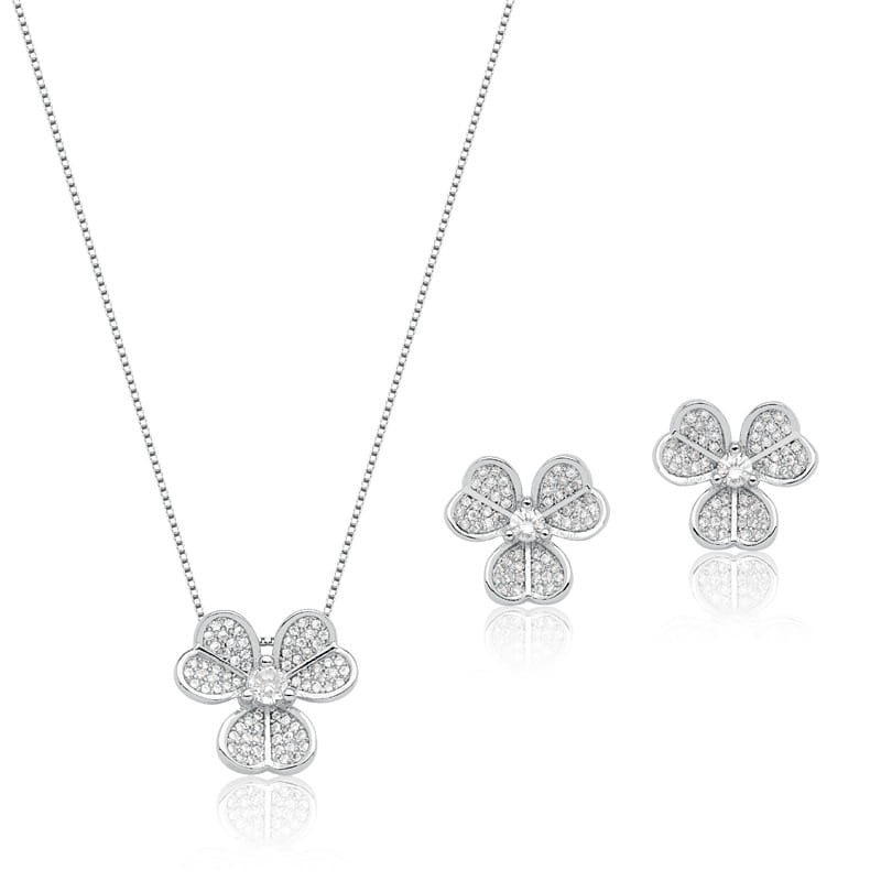 CONJUNTO FLOR CRAVEJADA SOFIA