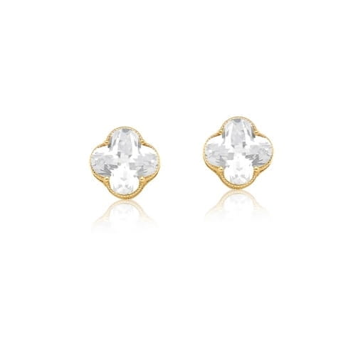 BRINCO FLOR SOFIA CRISTAL