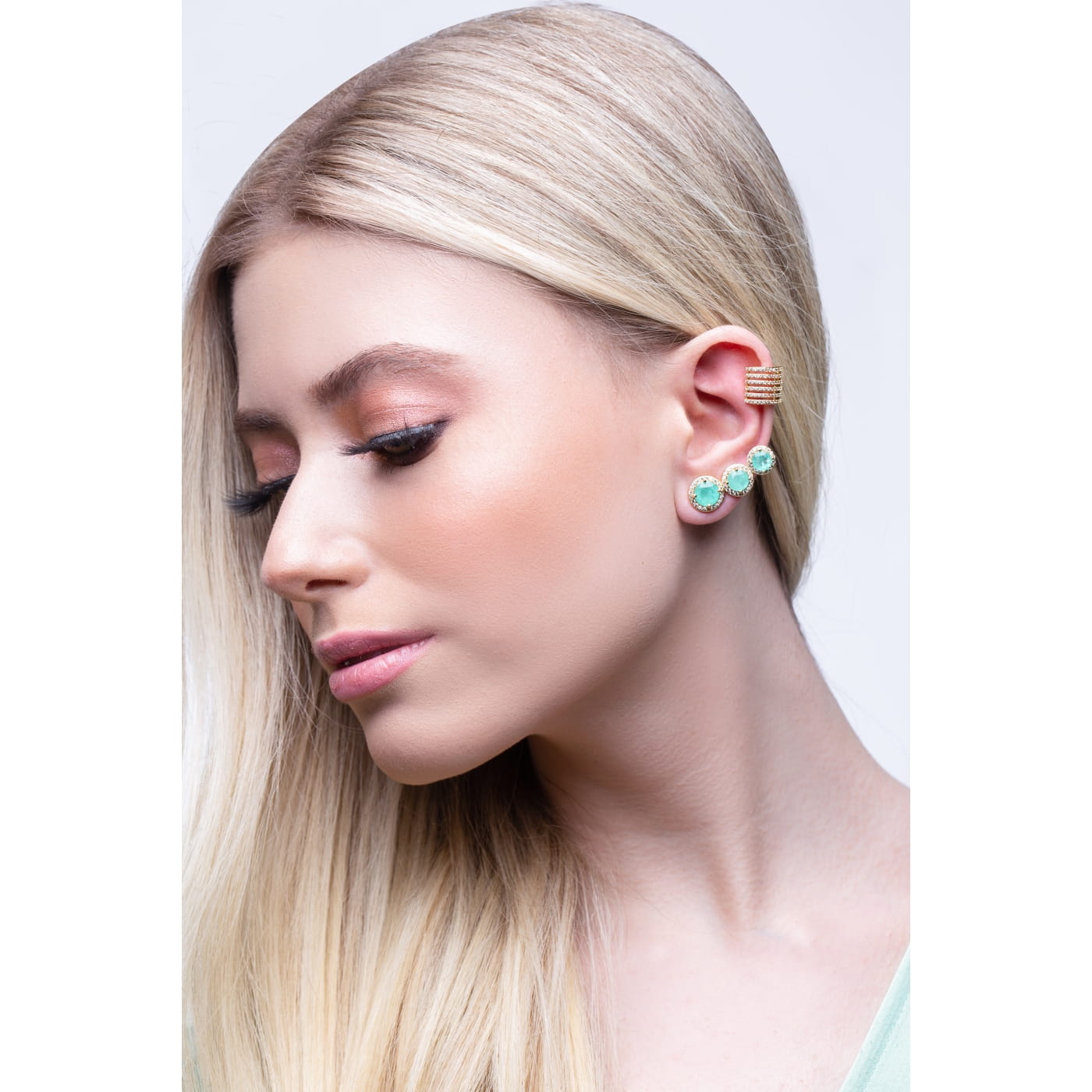 PIERCING 6 FILEIRAS CRAVEJADO KYLIE