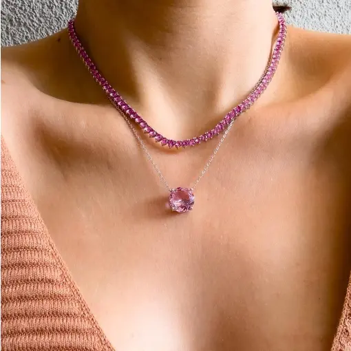 COLAR PONTO DE LUZ 12MM DOLCE FIORE