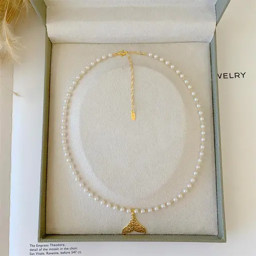 COLAR PEROLA CALDA DE SEREIA  MARESIAS