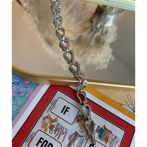 PULSEIRA FERRADURAS CRAVEJADO SOLAR
