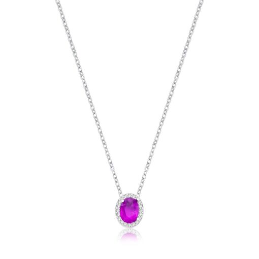 COLAR OVAL CRAVEJADO FUSION  REBECA