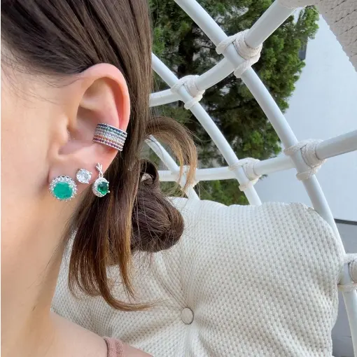 CONJUNTO PONTO DE LUZ PRINCESS 8MM DOLCE FIORE