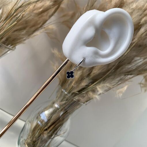 BRINCO ARGOLA FLOR PONTILHADA INSPIRED