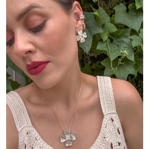 CONJUNTO FLOR CORAÇÃO SINTONIA