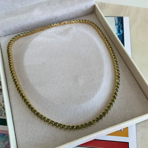 COLAR RIVIERA 4MM 3P. 42CM (3CM EXT)