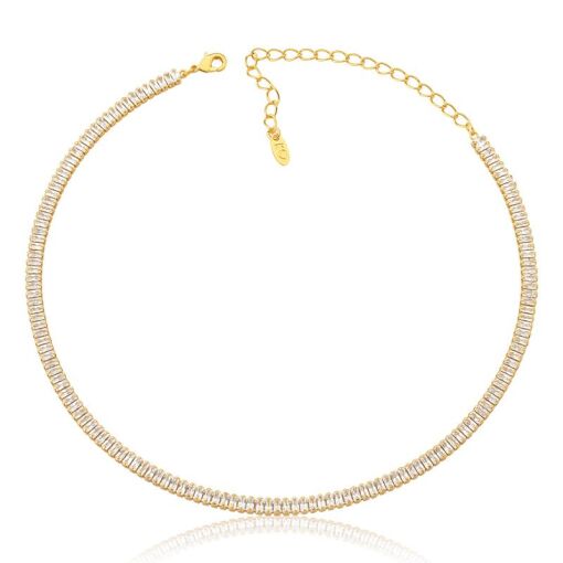 CHOKER MINI BAGUETE 1,5X3 CLÁSSICOS