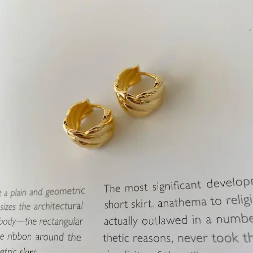 BRINCO ARGOLA ORGANIC BN DOLCE FIORE