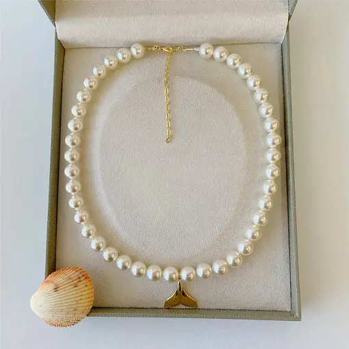 COLAR PEROLA MAX CAUDA DE SEREIA