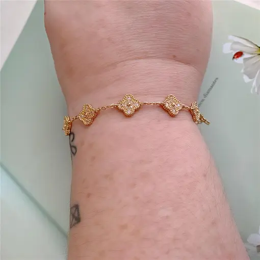 PULSEIRA 7 FLORES CRAVEJADO INSPIRED