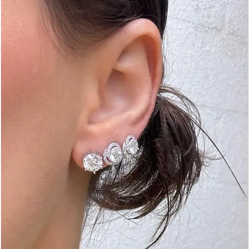 BRINCO P. DE LUZ 6MM 6 GARRAS MOISSANITE