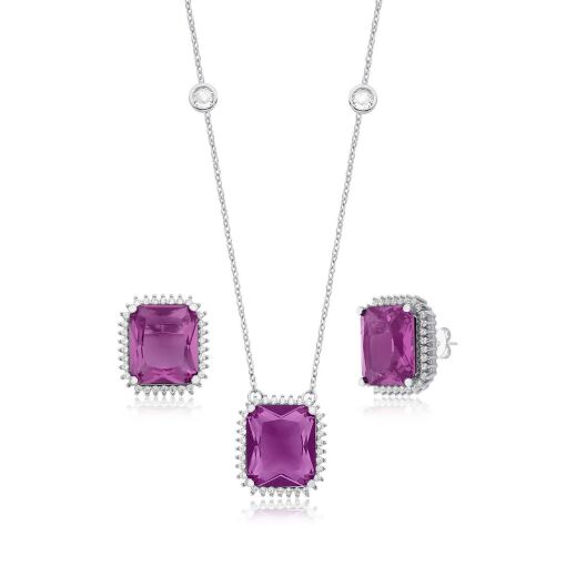 CONJUNTO RECTANGLE CRAVEJADO REBECA