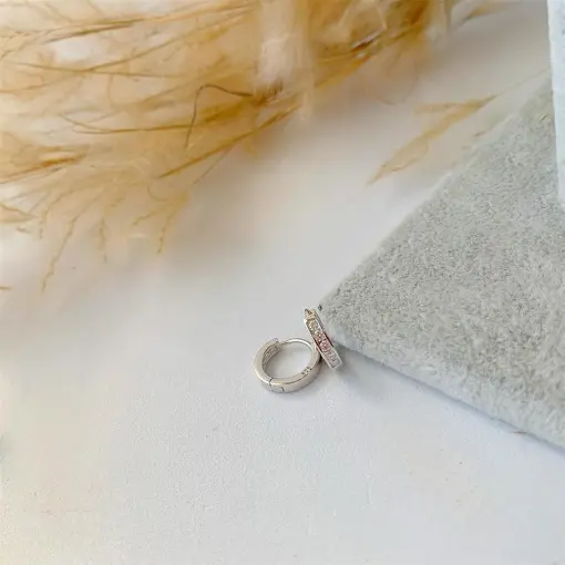 BRINCO MINI ARGOLA 2MM (0.03CT*) MOISSANITE